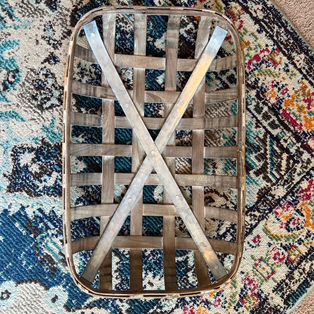 Rustic Wooden Basket